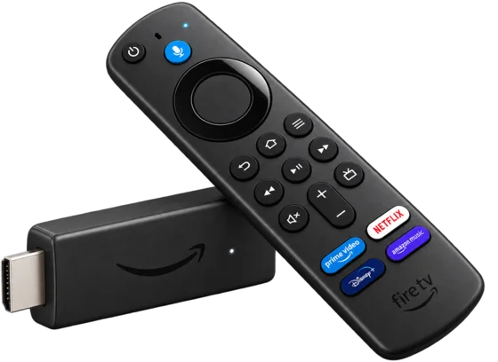 Amazon Fire TV Stick streaming stick and remote