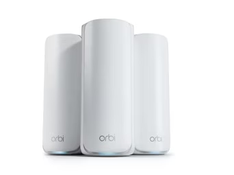 NETGEAR Orbi 770 Series Wi-Fi 7 mesh router and satellite pack for large homes