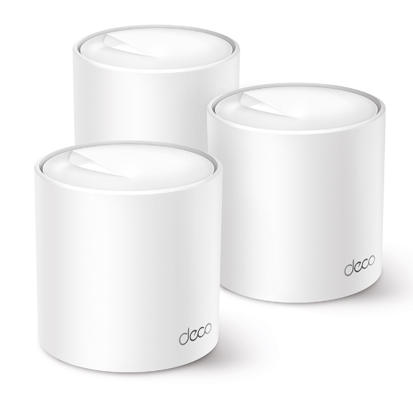 Three TP-Link Deco X50 Wi-Fi 6 mesh units for affordable whole-home coverage